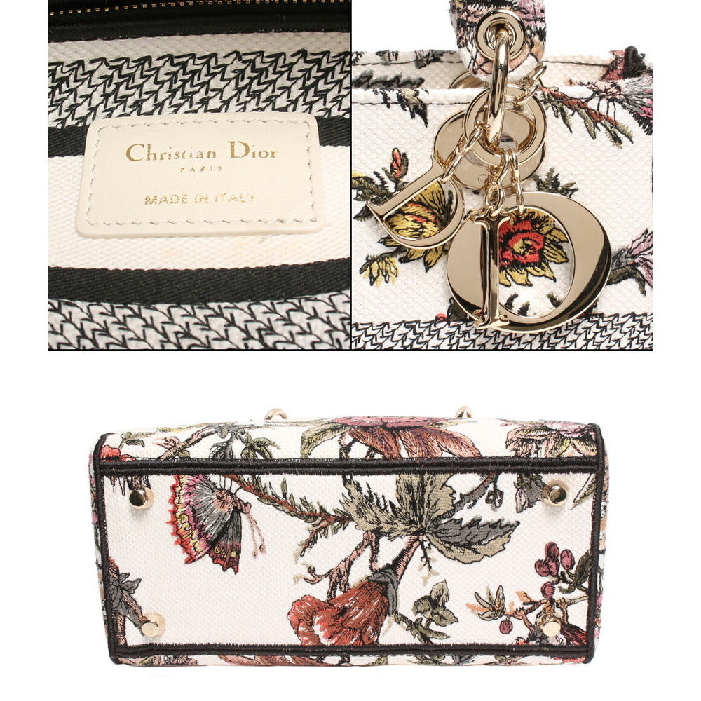 Christian Dior shoulder bag Lady Lite Jardin Botanique - Picture 4 of 6